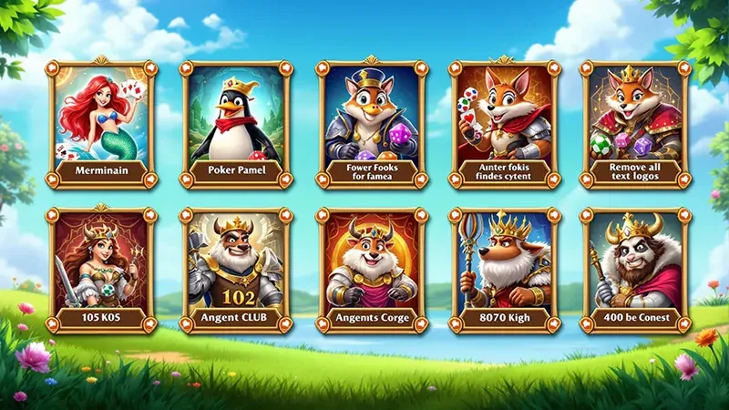 Layar slot dengan deretan reel dan simbol permainan